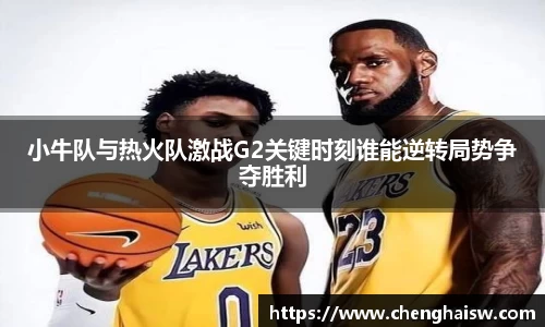 小牛队与热火队激战G2关键时刻谁能逆转局势争夺胜利
